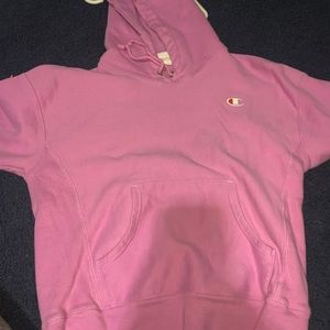 pink champions sweatshirt